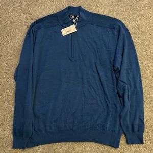 CUTTER & BUCK-Douglas-Half Zip (XL) Blue